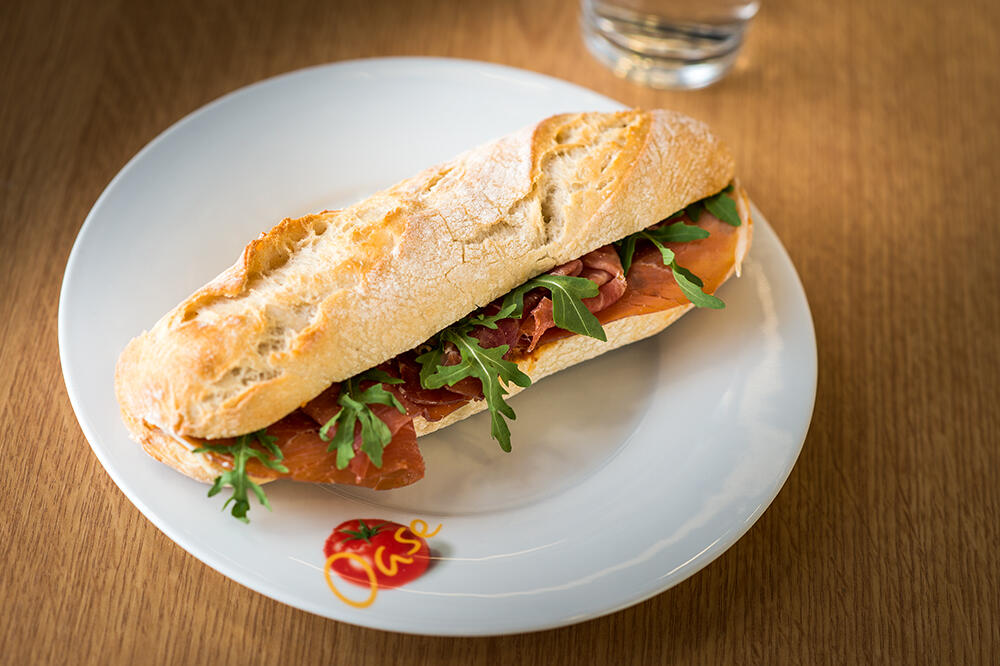 Unsere köstlichen mediterranen Oase Baguettes