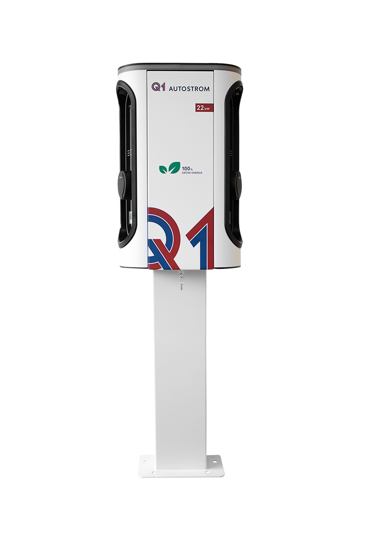 Q1 Autostrom 22 kW AC E-Ladesäule Q1 Autostrom 22 kW AC E-Ladesäule