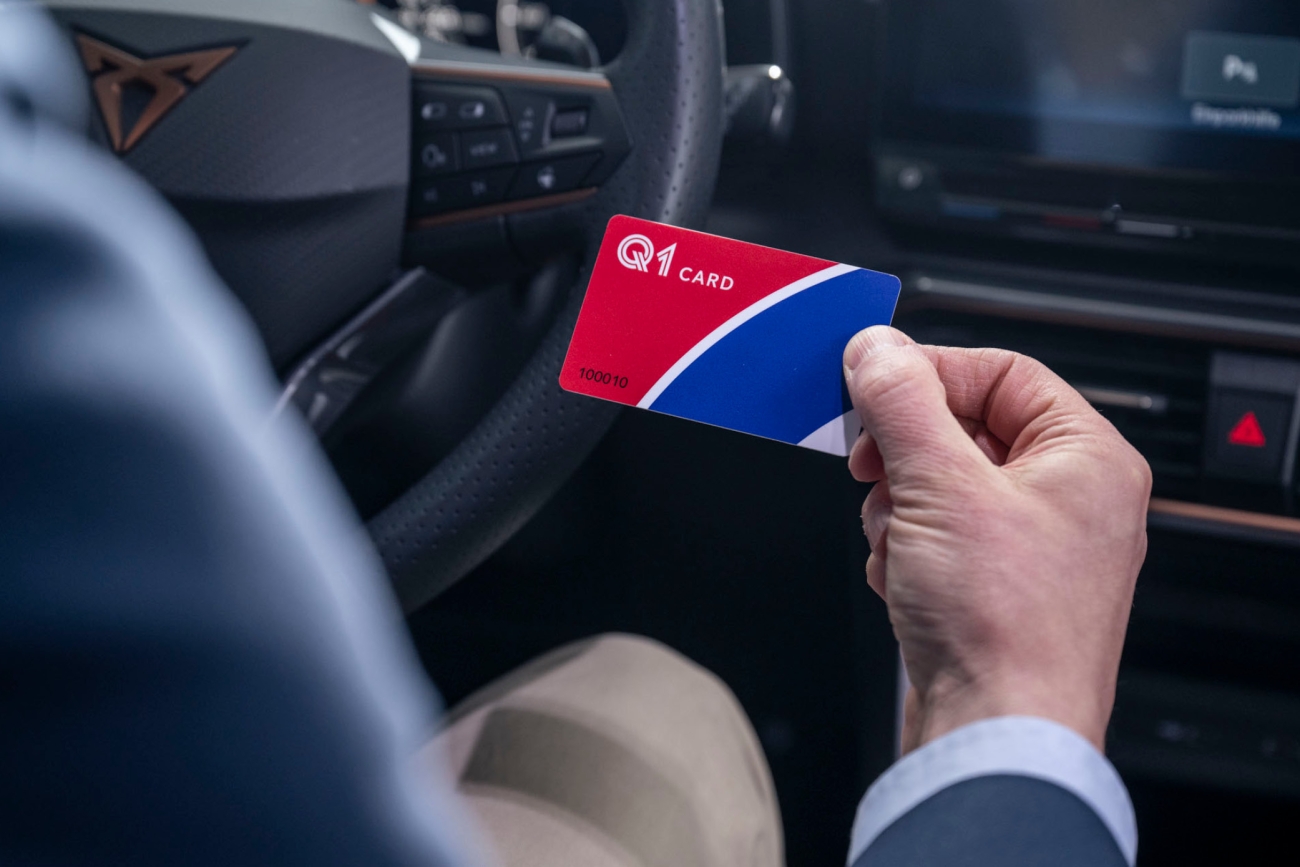 Flottenmanagement mit der Q1 Card Q1 Card im Auto