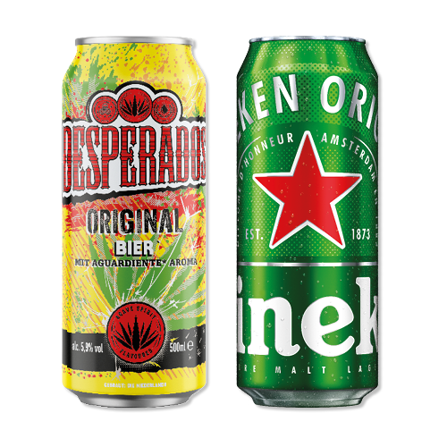 Desperados und Heineken
